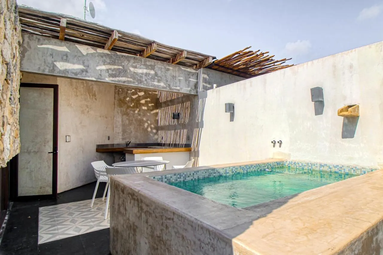 アパートホテル Bonita Tulum # 10 Ph, Aldea Zamaアパートホテル