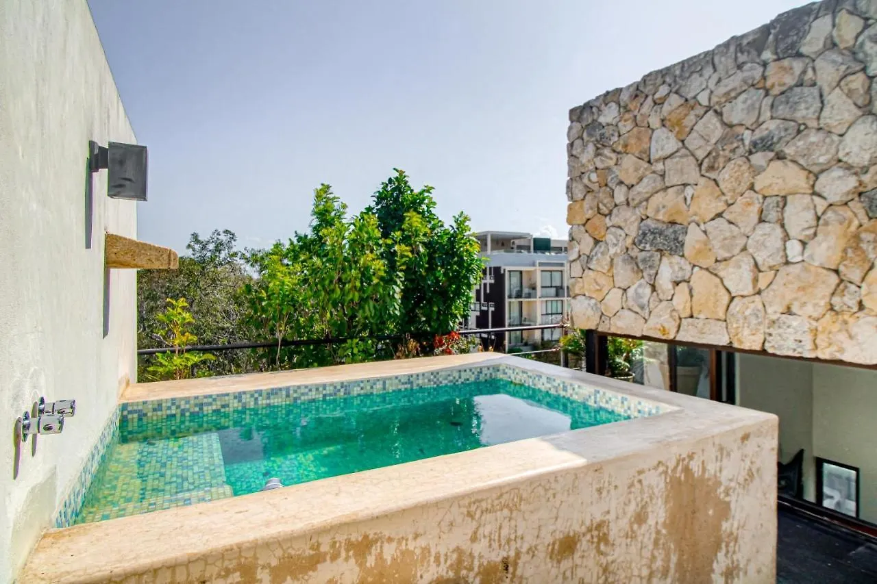 Bonita Tulum # 10 Ph, Aldea Zamaアパートホテル アパートホテル